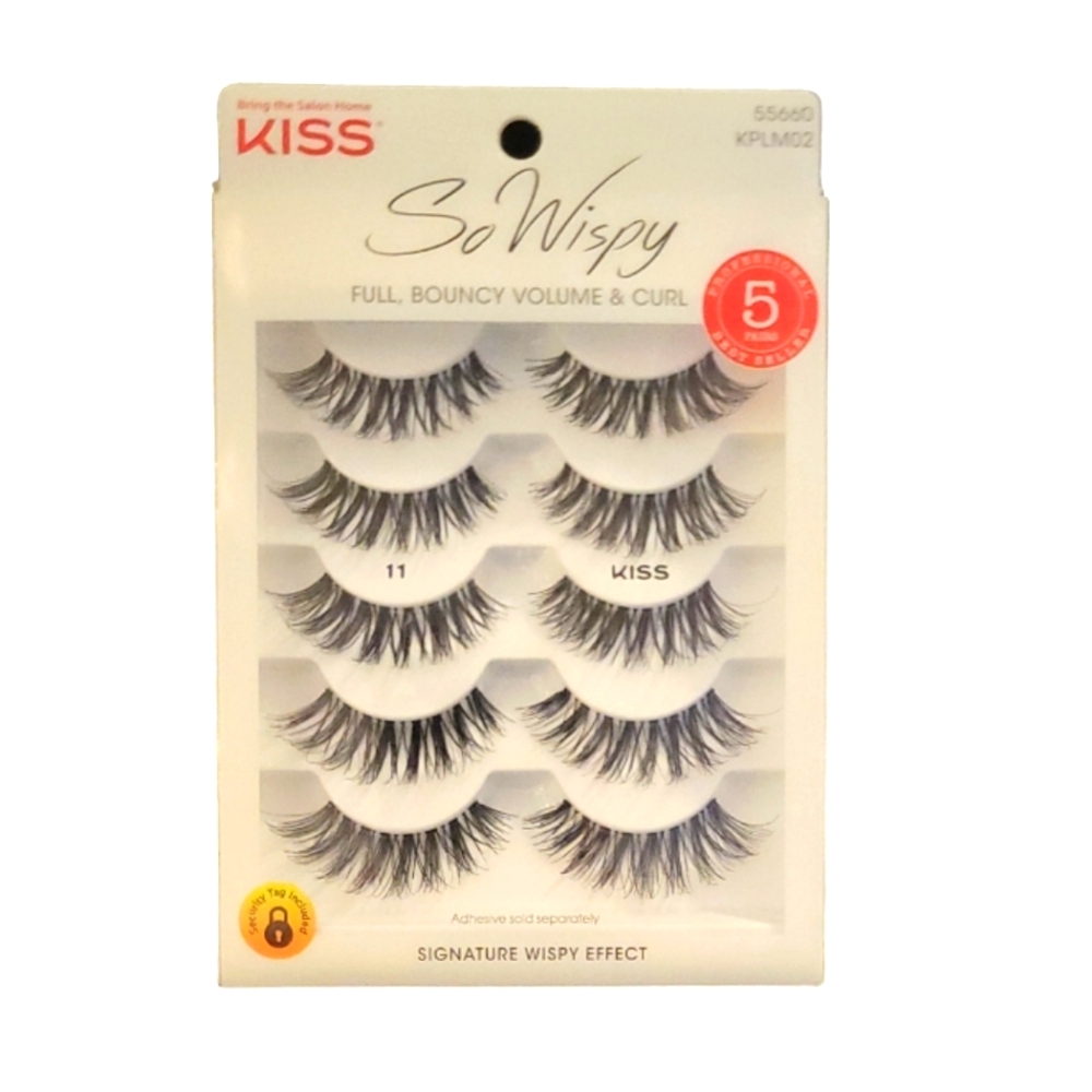 NWT 5 Pairs So Wispy Lashes by Kiss
